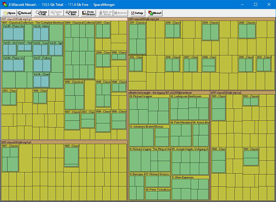 SpaceMonger - Ruim je harde schijf eens lekker op