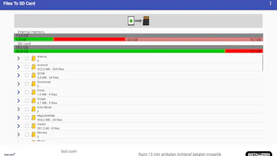 Files to SD Card - Verplaats data naar een sd-kaart op Android