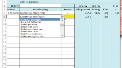 Factureren in Excel - Computer Idee 26