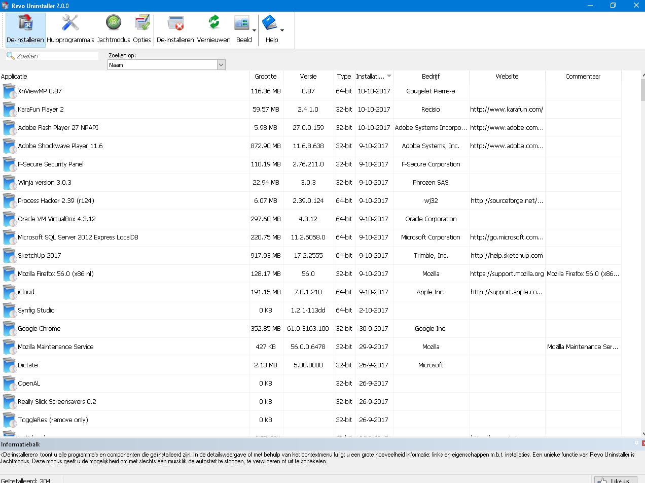 Revo Uninstaller - ruimt netjes alle software-restjes op