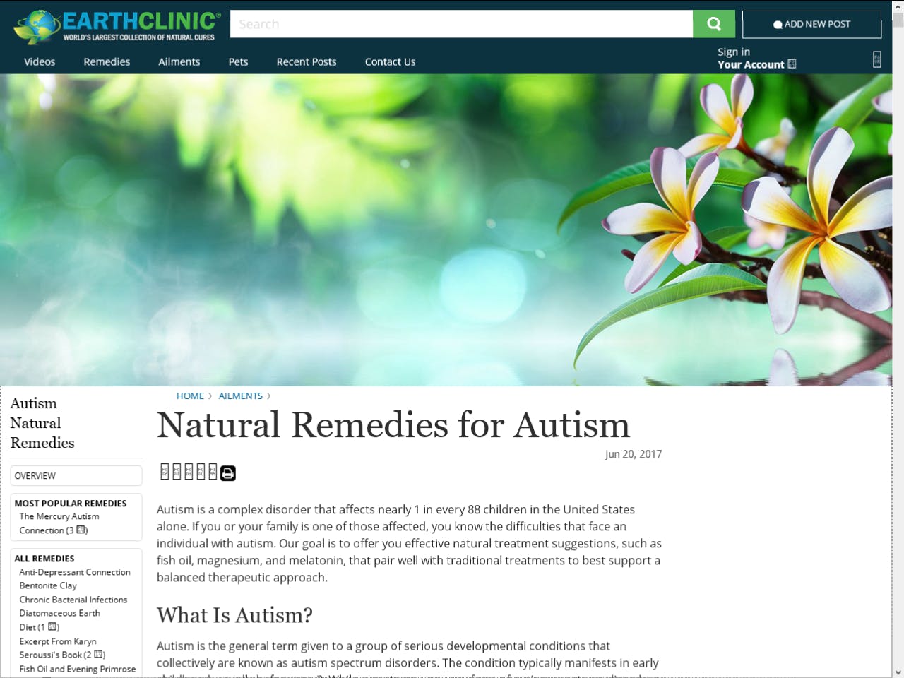 EarthClinic - Huismiddeltjes voor allerlei kwalen