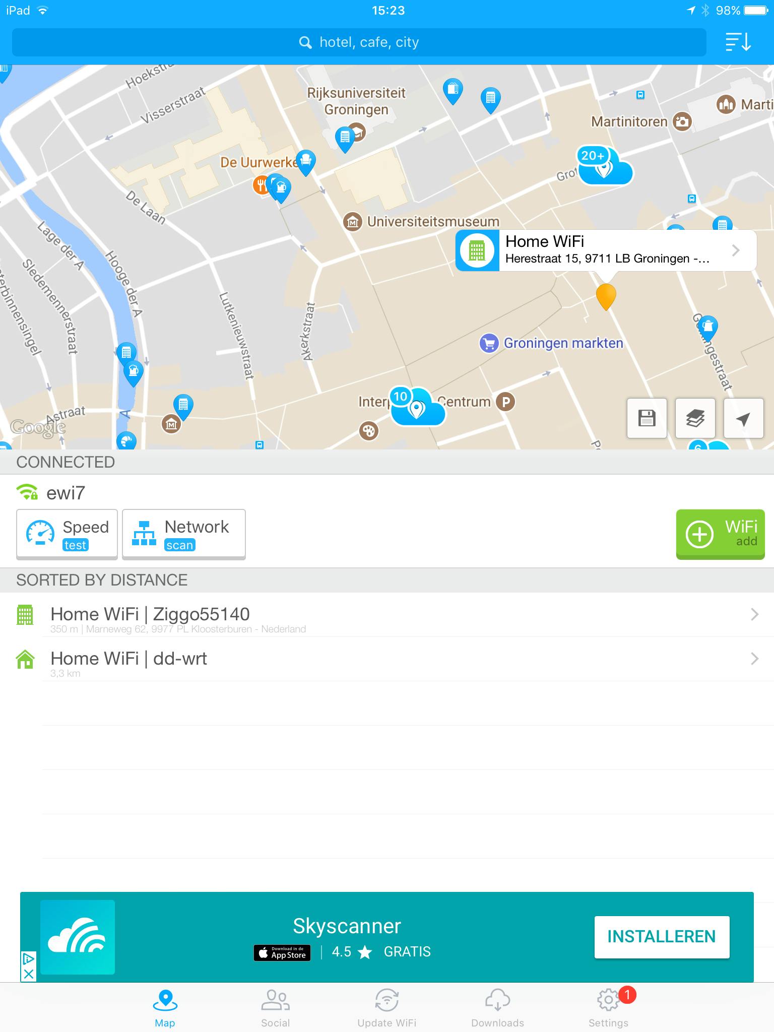 Wifi Map - Vind wifi-netwerken in je omgeving