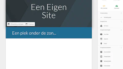 Google Sites - Maak en publiceer je eigen website