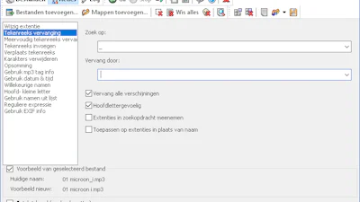 Ant Renamer - Bestanden hernoemen voor gevorderden