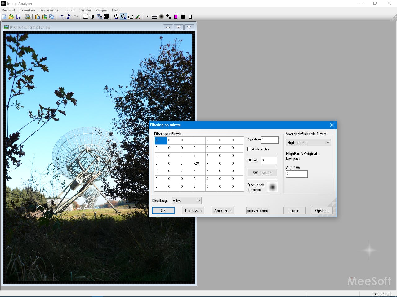 Image Analyzer - Een kleine maar sublieme fotobewerker