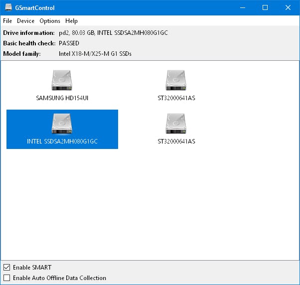 GSmartControl - Controleer de gezondheid van je schijven