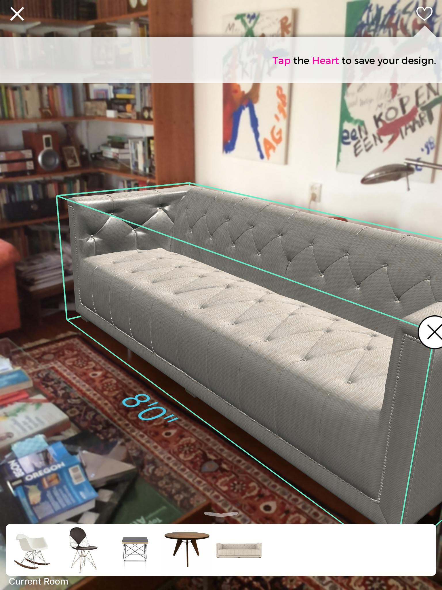 Pair - Plaats nieuwe meubels in je kamer