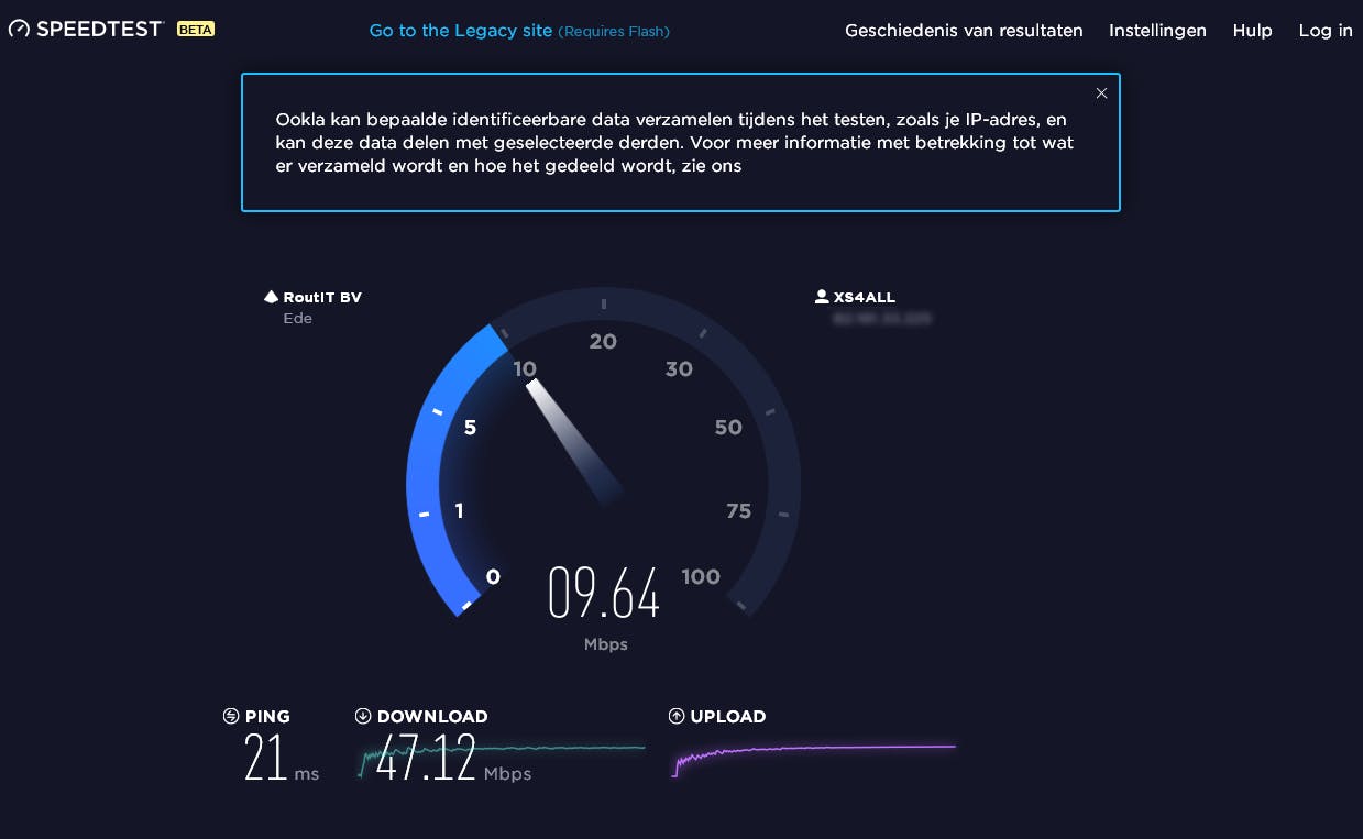 Speedtest - Meet je internetsnelheid