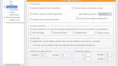 Snap 2018 - Maak schermafdrukken en -video's