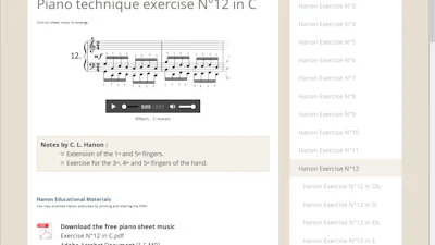 Hanon Online - Laat uw vingers eens wapperen
