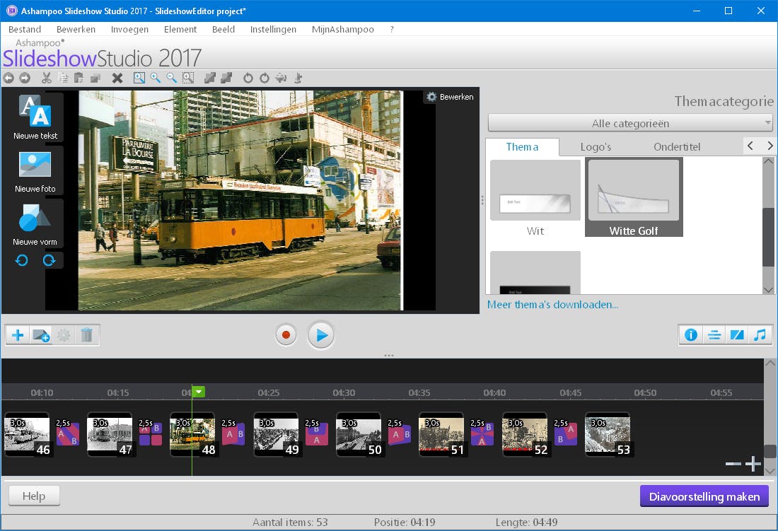Slideshow Studio 2017 - Maak van uw foto’s een diashow