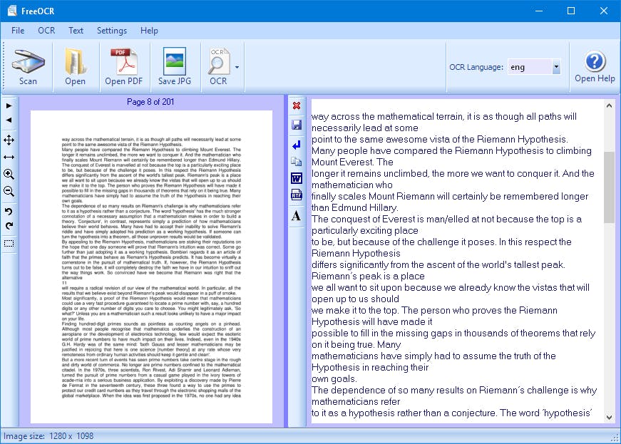 FreeOCR - Maak van gescande documenten bewerkbare tekst