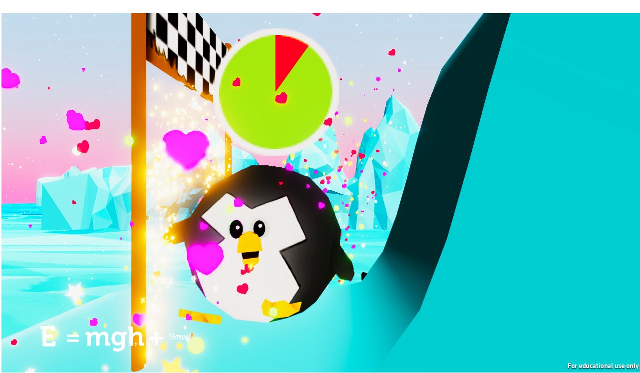 Potential Penguin - Glij met de pinguïn naar de finish