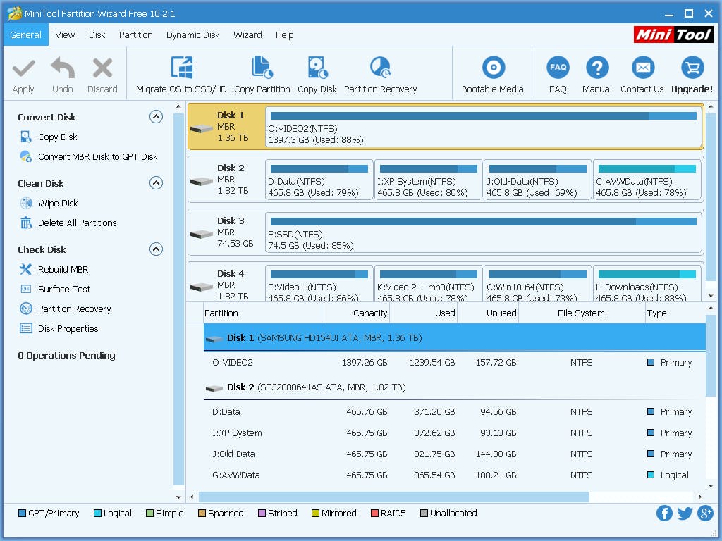 Partition Wizard - Beheer uw partities