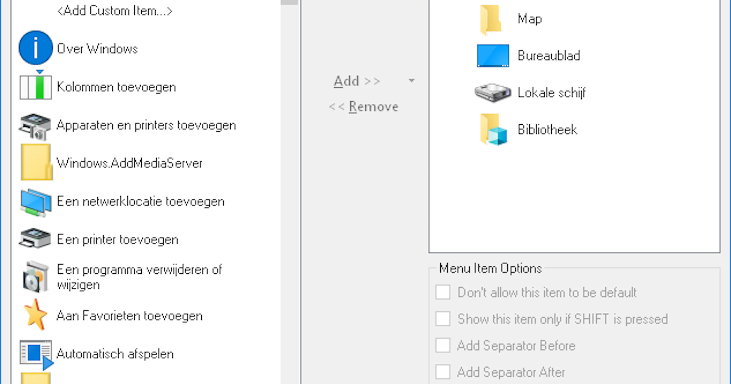 Context Menu Tuner - Zet het contextmenu naar uw eigen hand