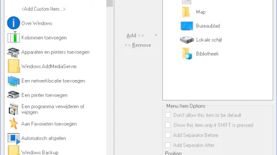 Context Menu Tuner - Zet het contextmenu naar uw eigen hand