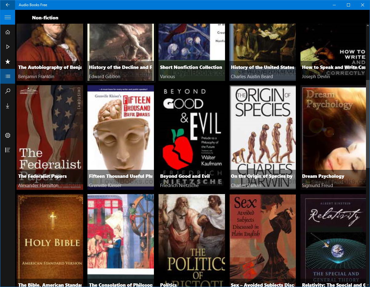 Audio Books Free - laat u eens lekker voorlezen