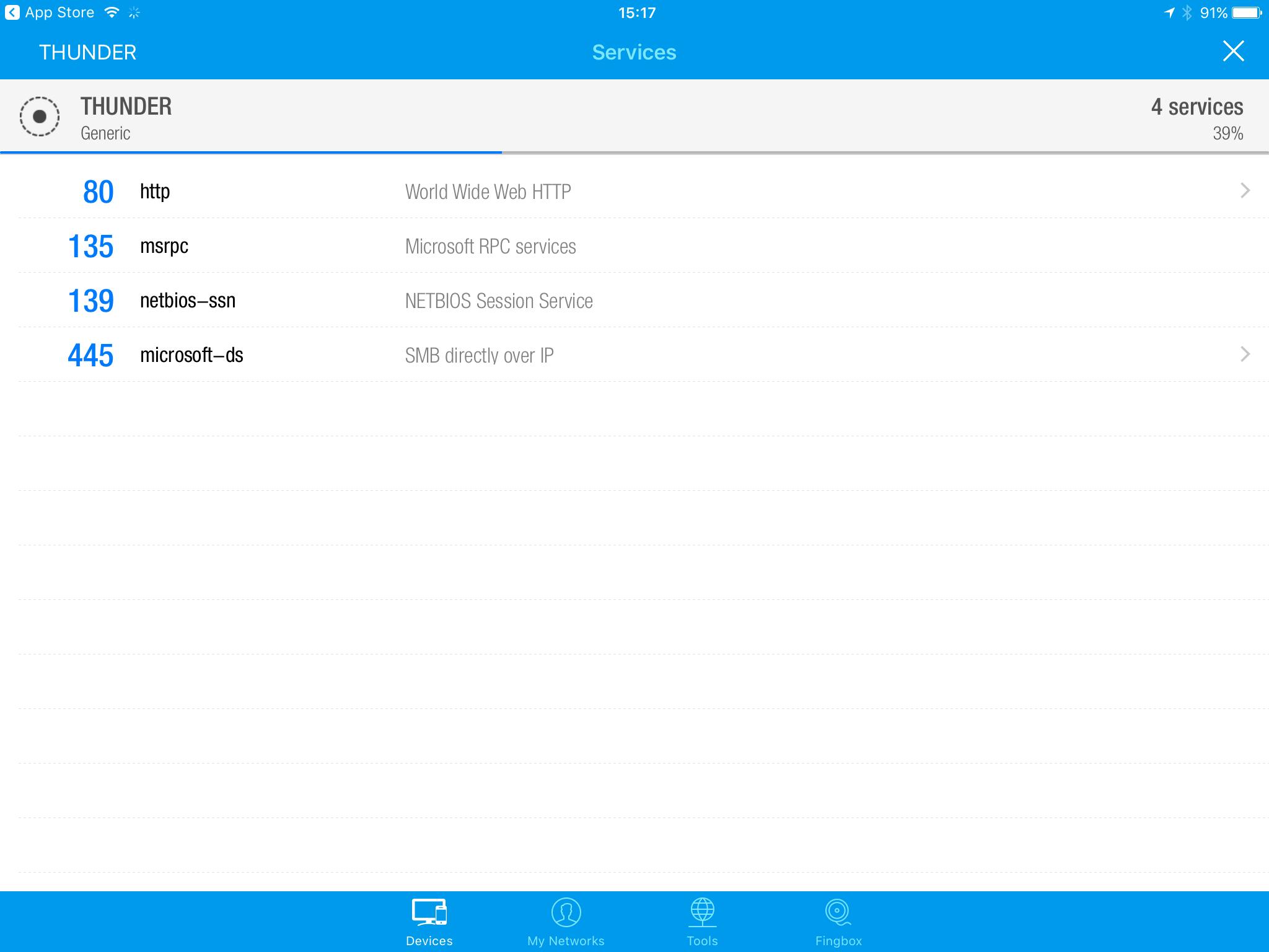 Fing - Houd uw netwerk mobiel in de gaten