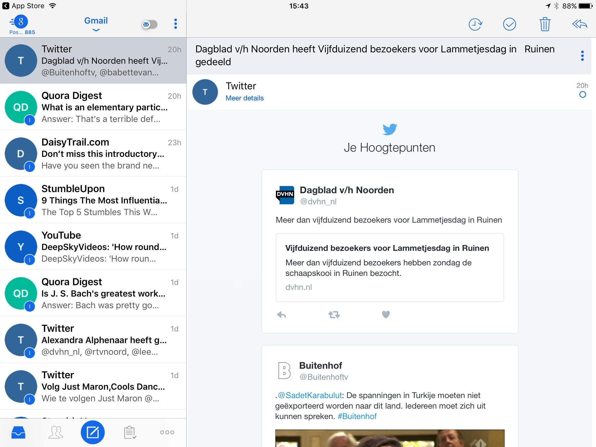 Blue Mail - Eén app voor al uw mail