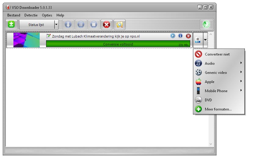 VSO Downloader - Download moeiteloos internetvideo's