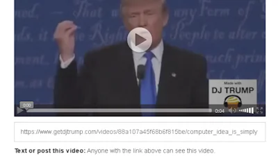 DJ Trump - laat de president van de VS jouw zinnen uitspreken