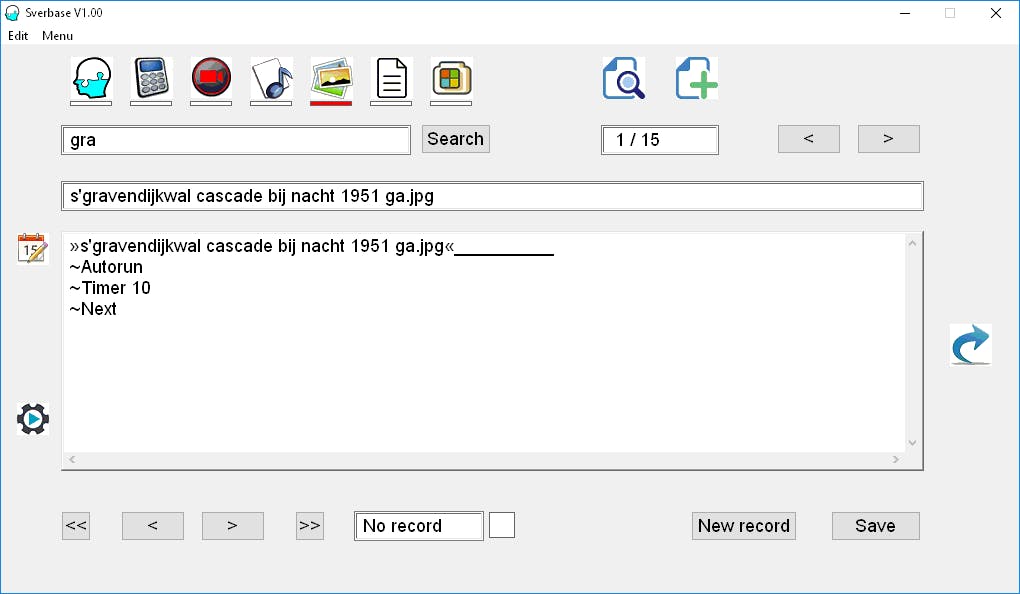 SverBase - Verzamel informatie in een database