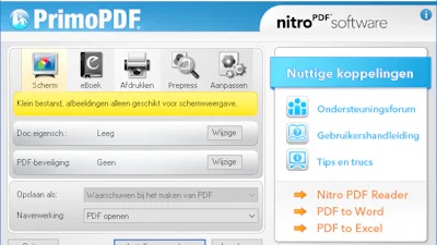 PrimoPDF - Maak uw pdf'jes kleiner