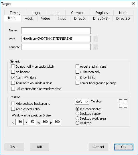 DxWnd - Draai oude programma’s in een venster