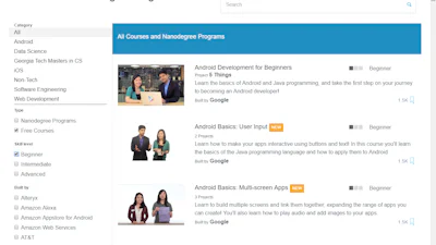 Udacity - Hoger onderwijs voor computernerds
