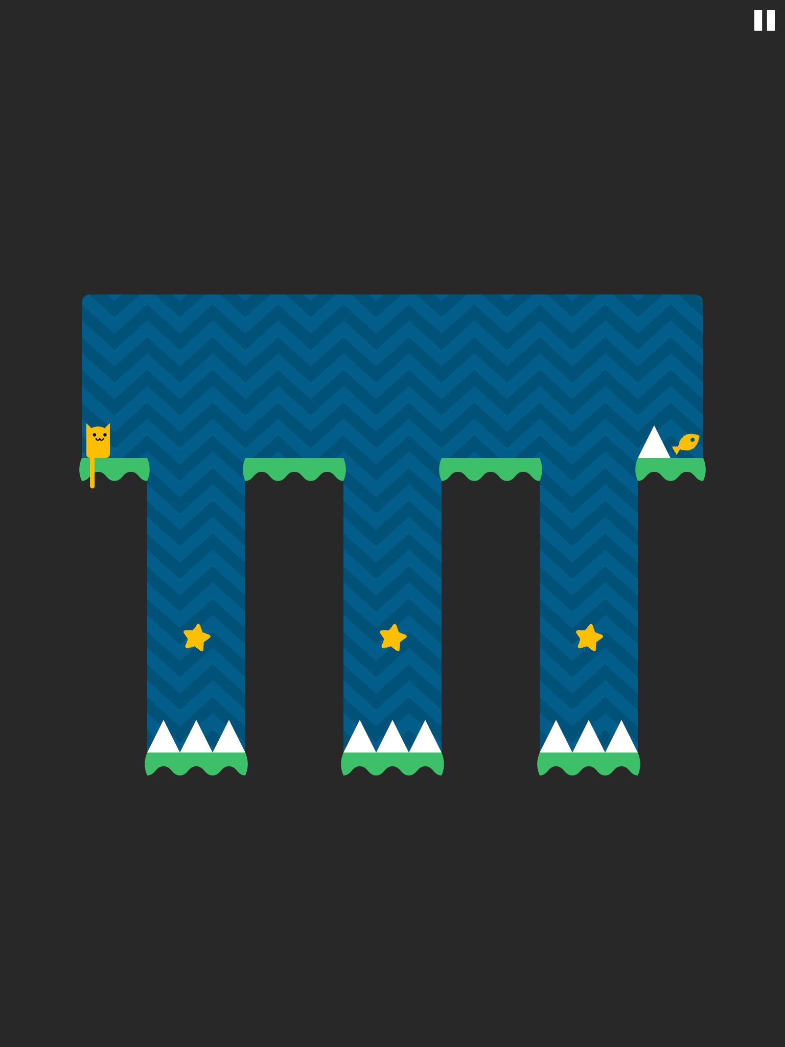 Nekosan - Verzamel sterren en ontwijk stekels