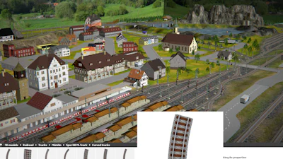 3D Train Studio - Bouw de modelbaan van uw dromen