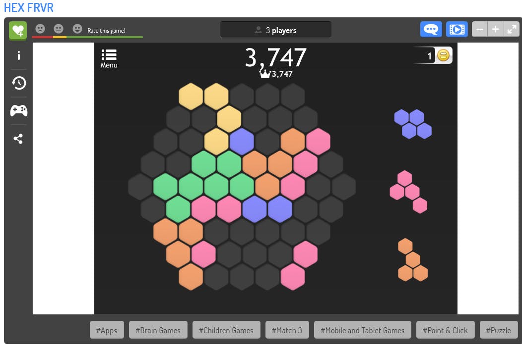 Hex FRVR - Tetris 2.0