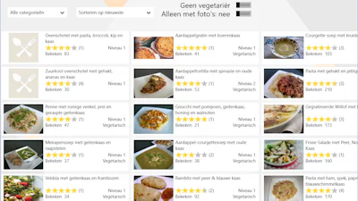 Recipe4share - Zoek, bewaar en deel recepten