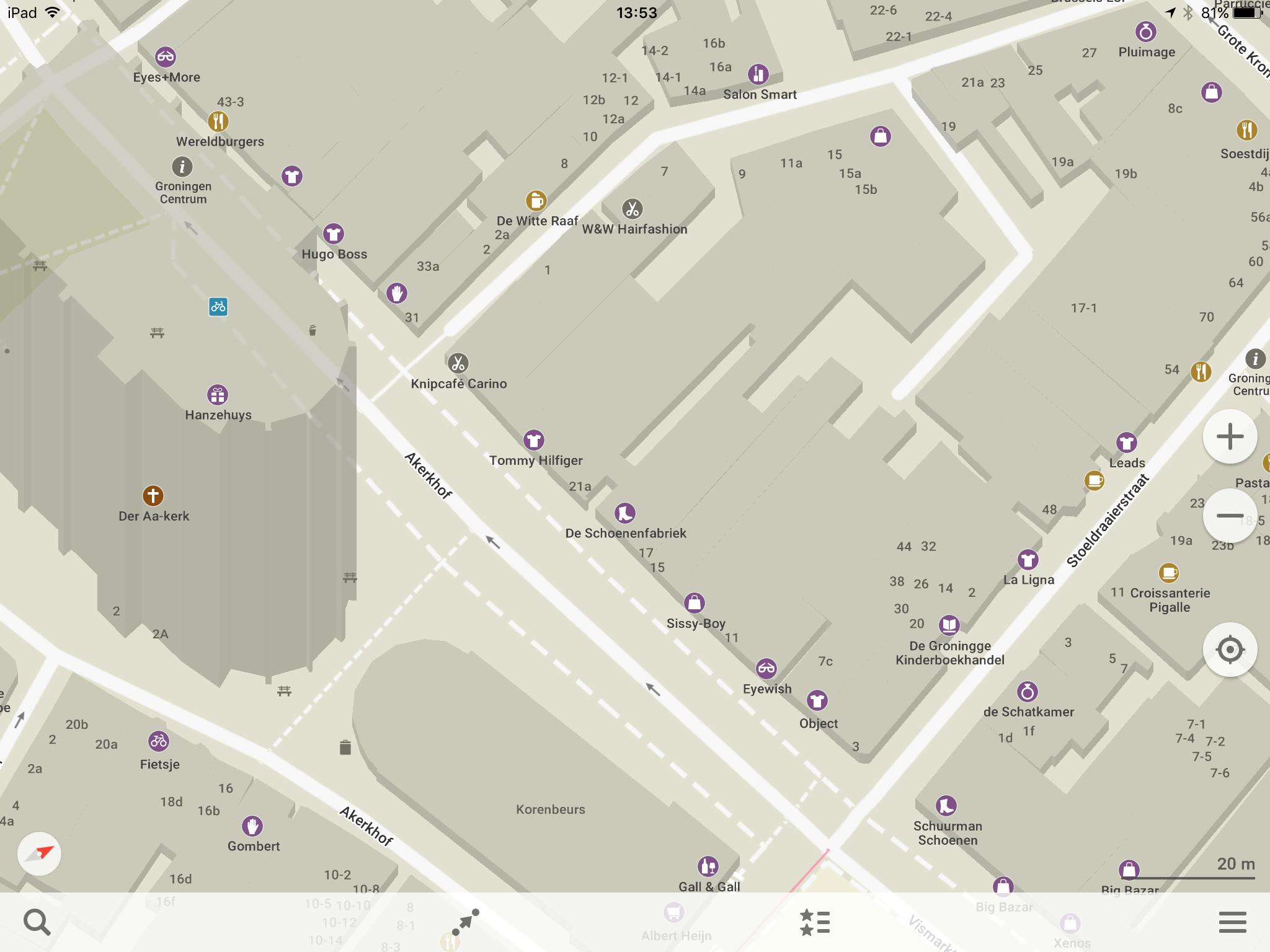 Maps.me - De mooiste offline kaarten