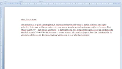 Merge Word 2014 - Een Word-alternatief dat er ook echt uit ziet als Word
