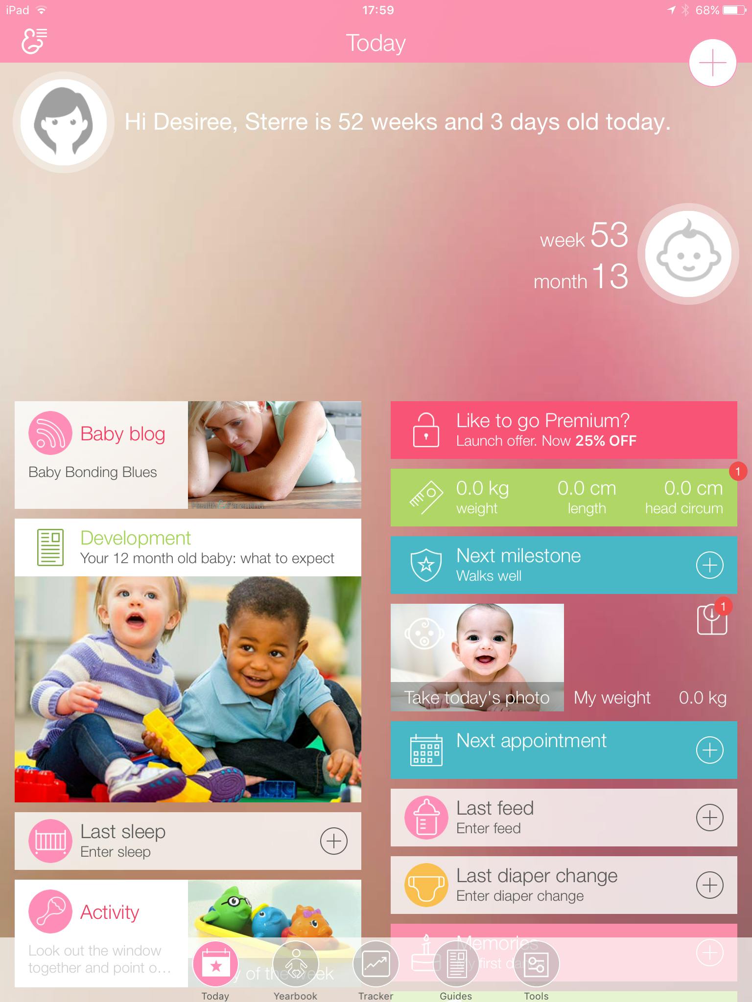 Baby+ - Het complete logboek voor mensen met een baby