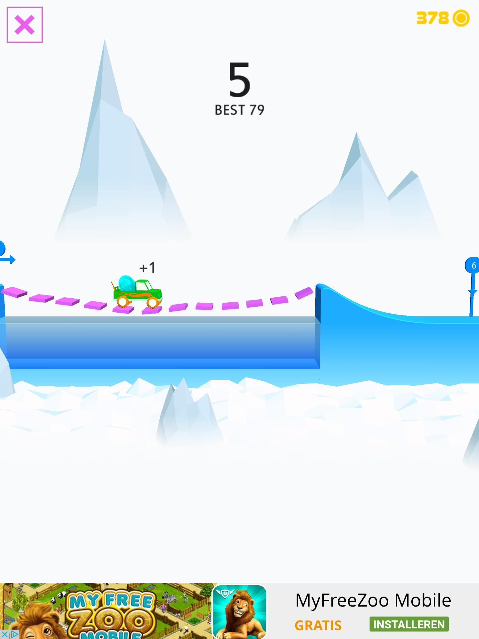 Risky Road (iOS/Android) - Hou je ei intact in dit verslavende spelletje