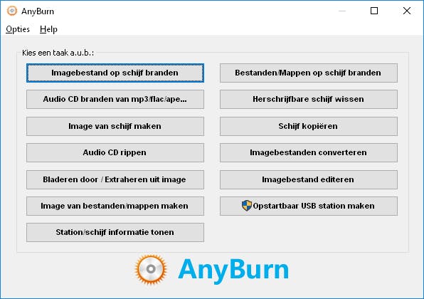 AnyBurn - Voor als je nog steeds dvd's en cd's wil branden