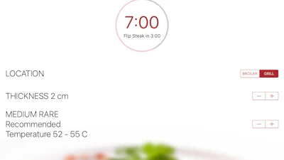 Steak - Handige app om het perfecte stuk vlees te maken