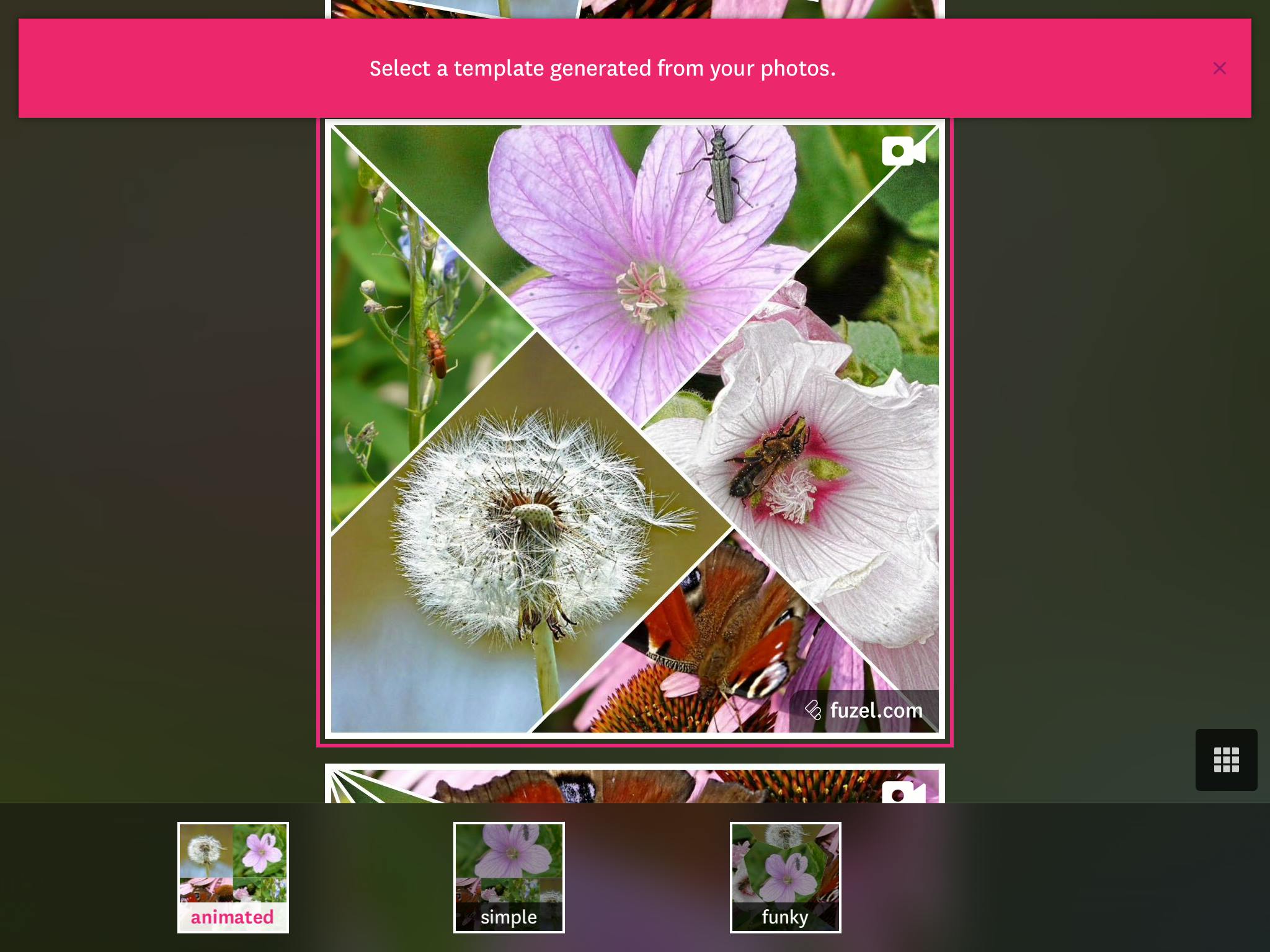 Fuzel Collage - Maak mooie collages van je smartphone-foto's