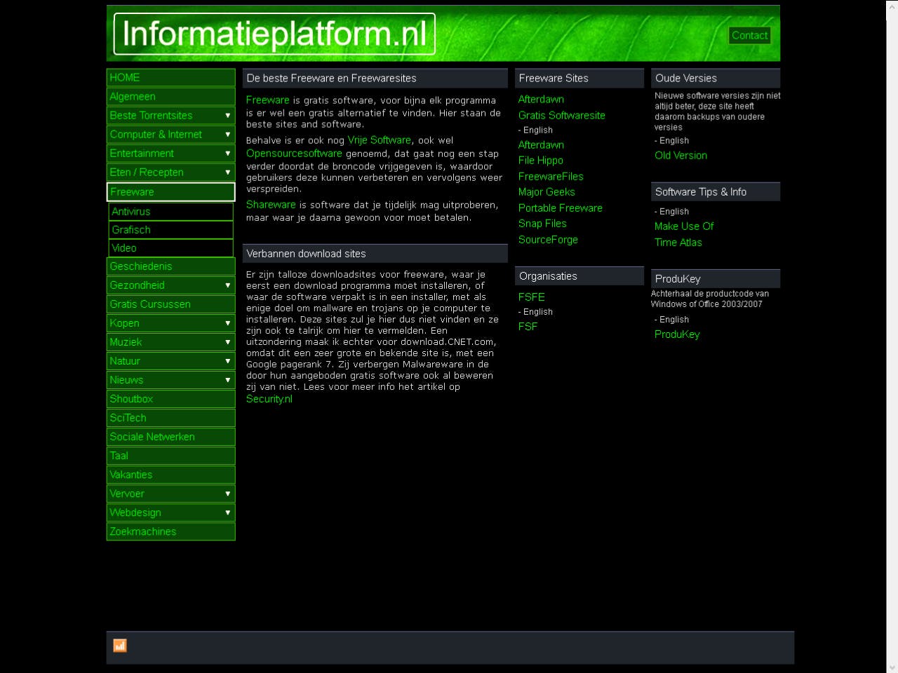 Informatieplatform.nl - Een handig uitgaangspunt voor uw surftochten