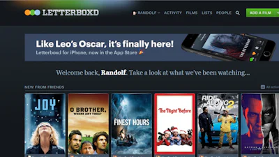 Letterboxd - Boodschappenlijstje voor films