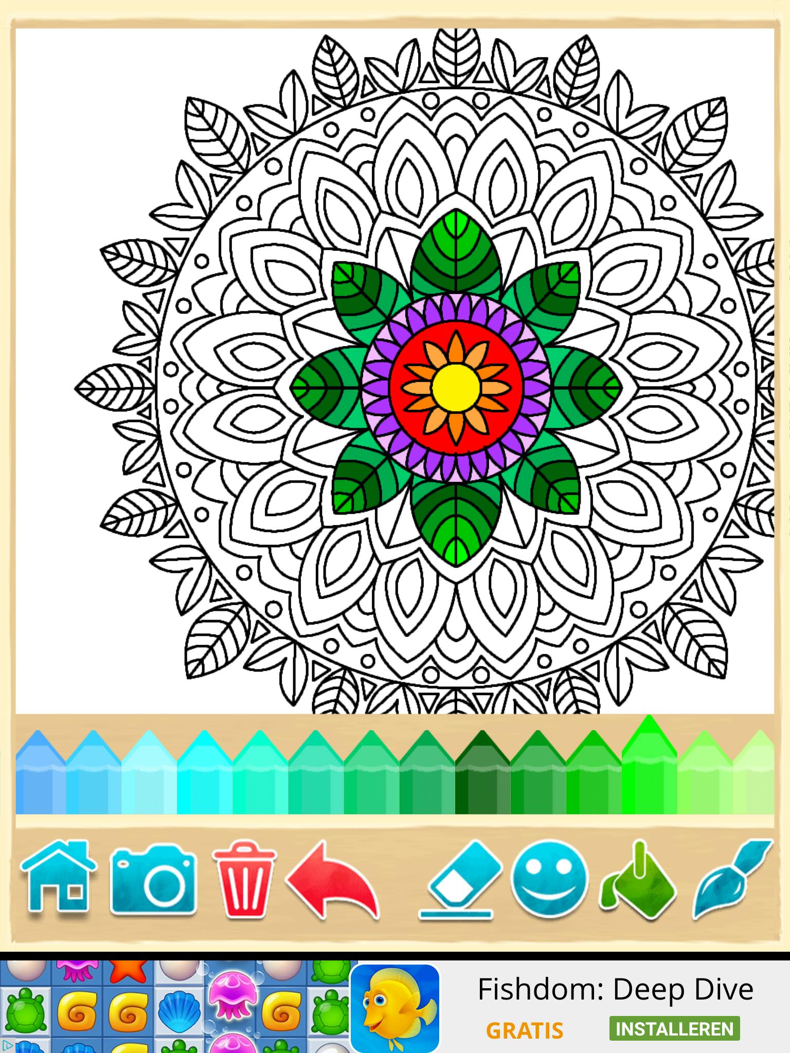 Mandala Coloring Pages - Even lekker Bhoeddistisch worden op Android en iOS