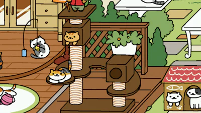 Neko Atsume - Een tuin vol katten