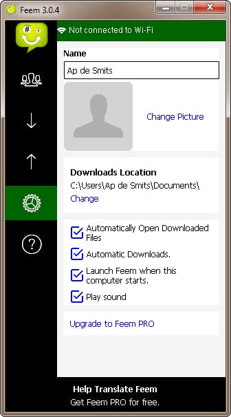 Feem - Bestanden uitwisselen tussen Windows, Mac OS, iOS, Android en Linux