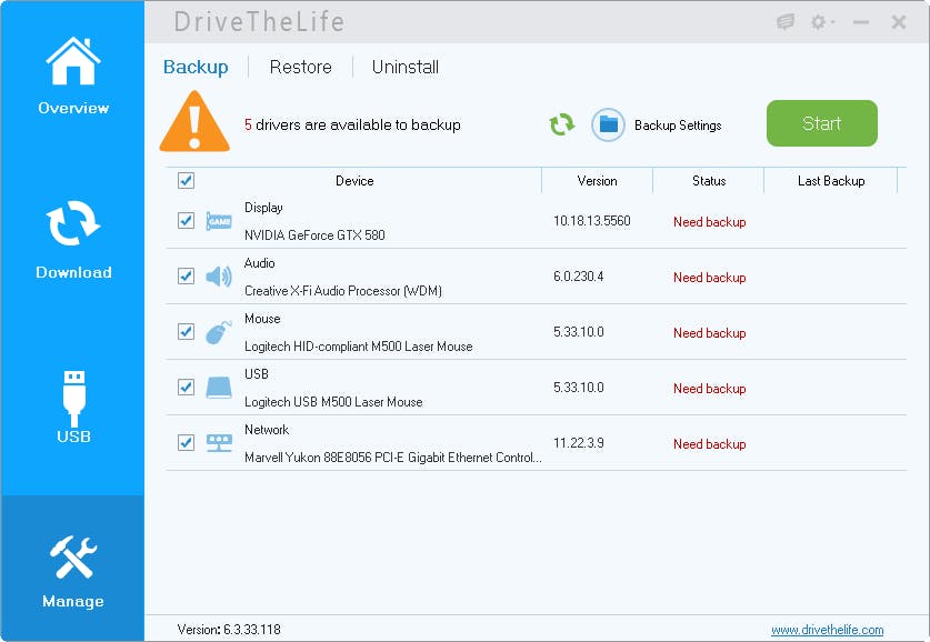 DriveTheLife - Stuurprogramma's en drivers backuppen en installeren