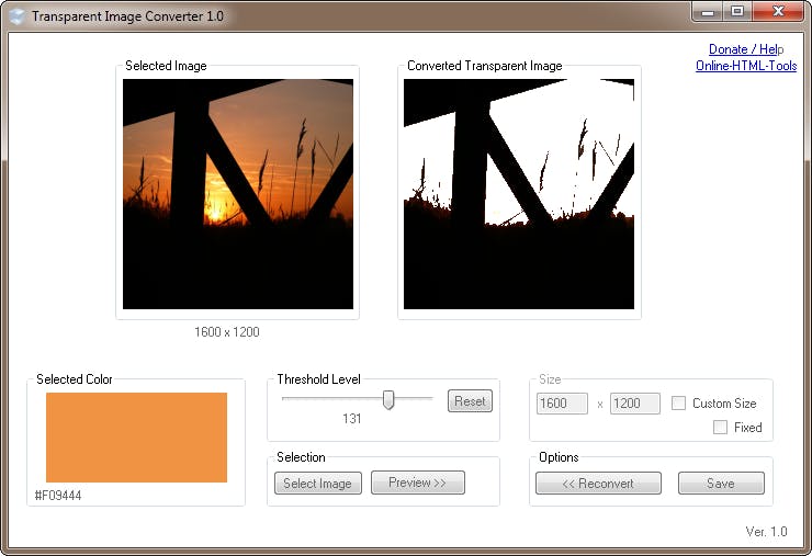Transparant Image Converter - Geef afbeeldingen een transparante achtergrond
