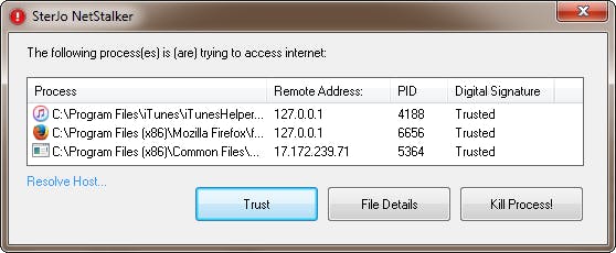 SterJo Netstalker - Tool om uw netwerkverkeer te bewaken en beveiligen