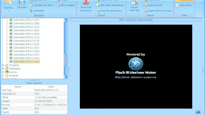JPEXS Free Flash Decompiler - Haal Flash-bestanden uit elkaar