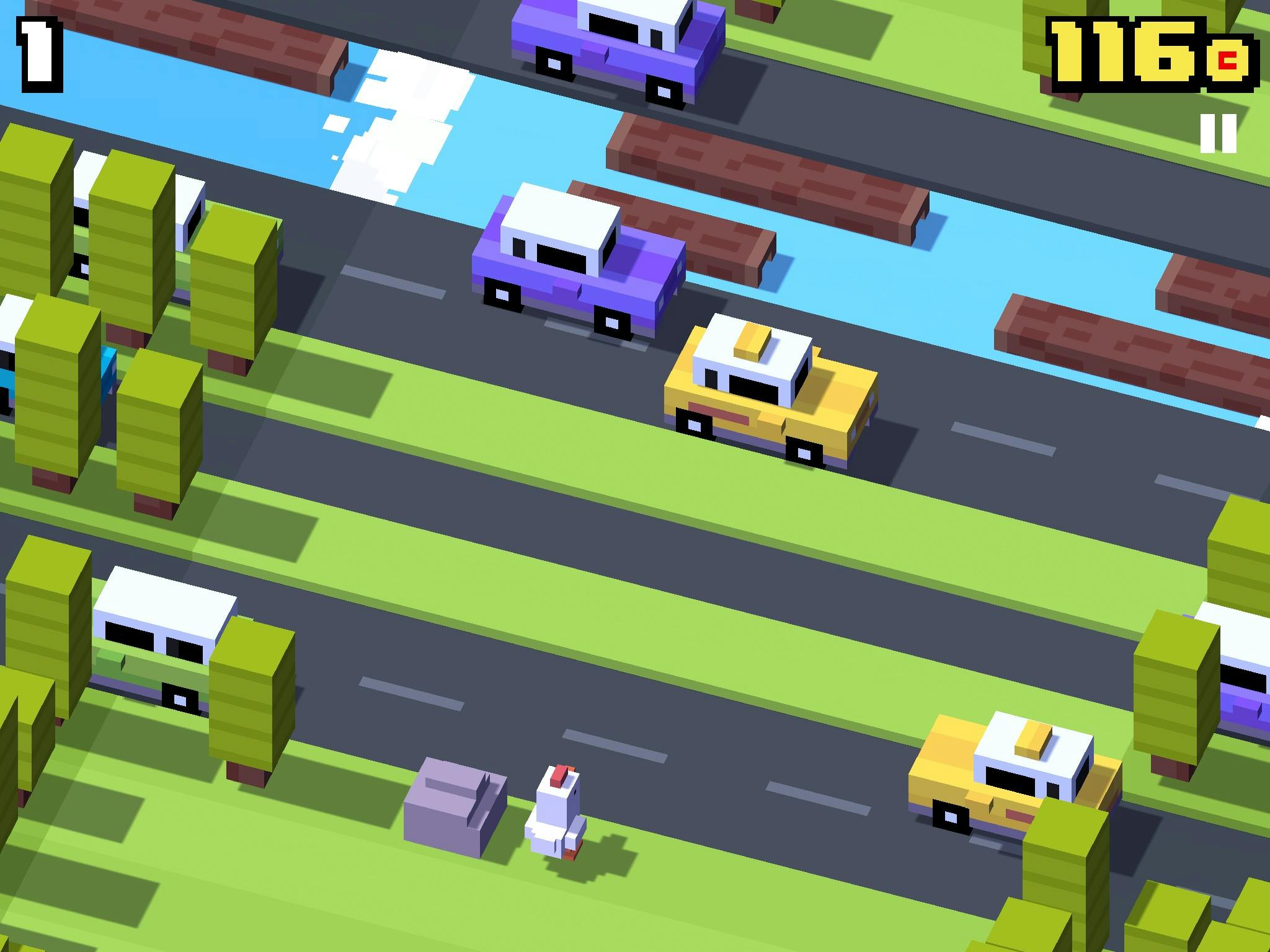 Crossy Roads - Een moderne variant van het klassieke Frogger